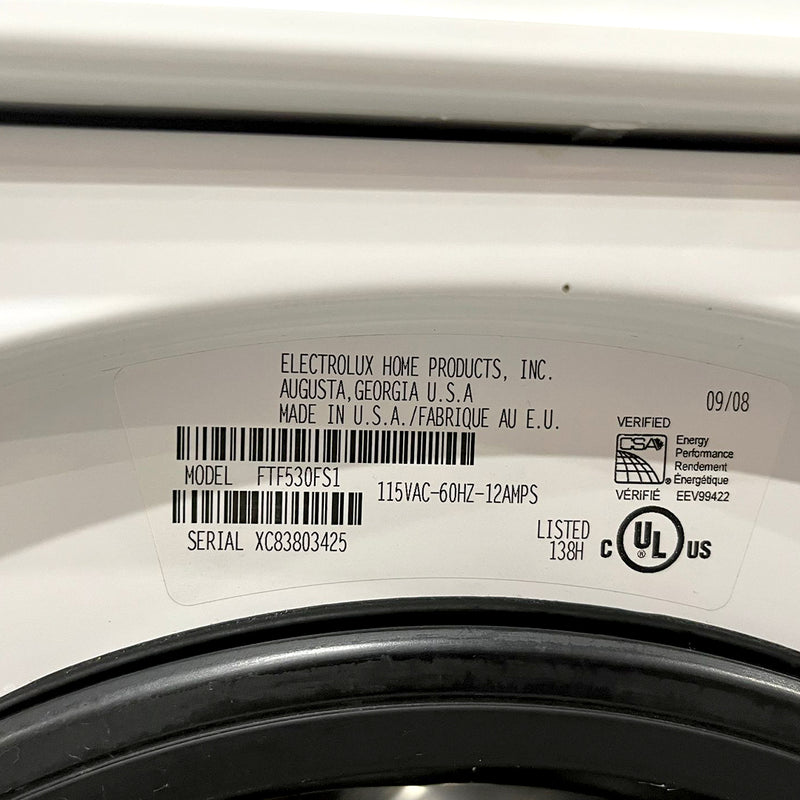 Frigidaire Washer Model No. FTF530FS1