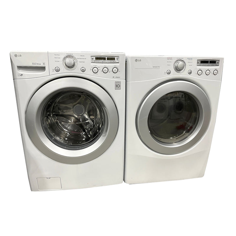 LG Washer and Dryer Set Model No. WM3050CW-DLE2250W