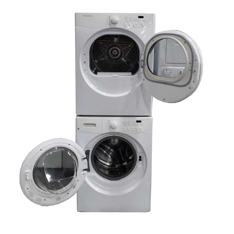 Used Frigidaire Washer and Dryer Set Model No. AEQ6000CES0 – ATF6000FS1