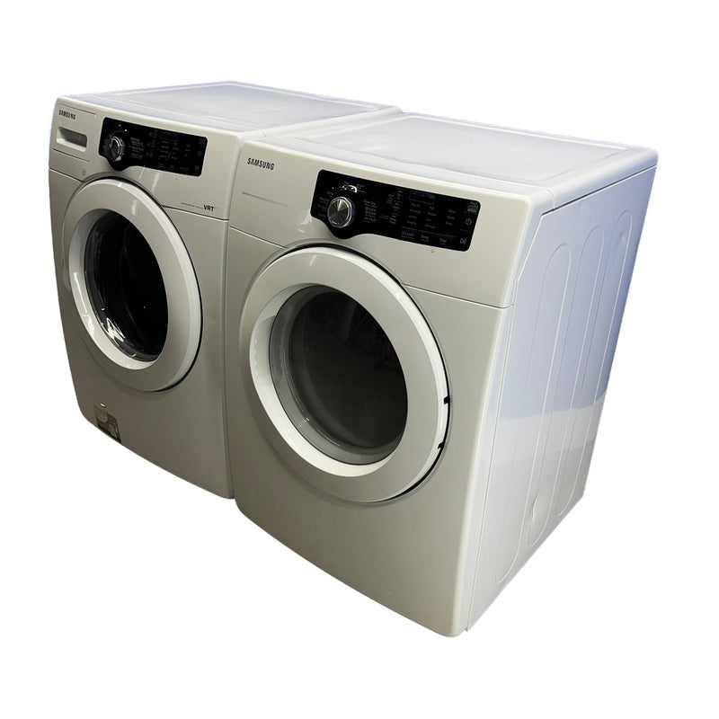 Used Samsung Washer and Dryer Set Model No. WF210ANW/XAC - DV210AEW/XAC for sale in Edmonton
