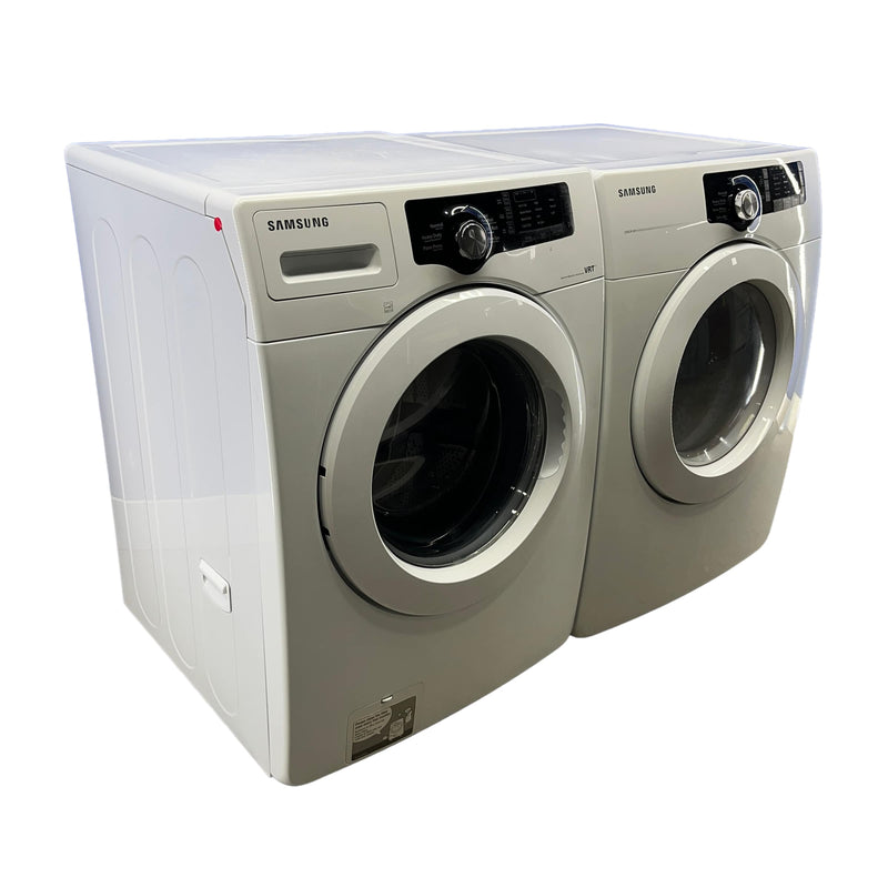 Used Samsung Washer and Dryer Set Model No. WF210ANW/XAC - DV210AEW/XAC for sale in Edmonton