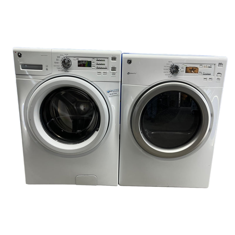 Used GE Washer and Dryer Set Model No. GFW400SCM1WW-GFMN120ED1WW for sale in Edmonton