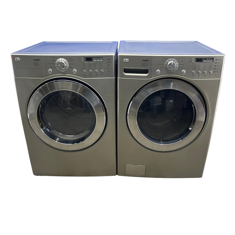 Used LG Washer and Dryer Set Model No. WM2677HSM – DLE5977SM for sale in Edmonton