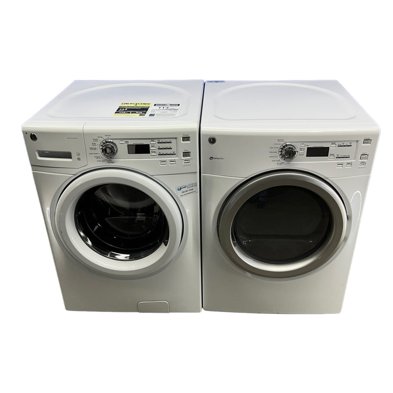 Used GE Washer and Dryer Set Model No. GFW400SCM1WW-GFMN120ED1WW for sale in Edmonton