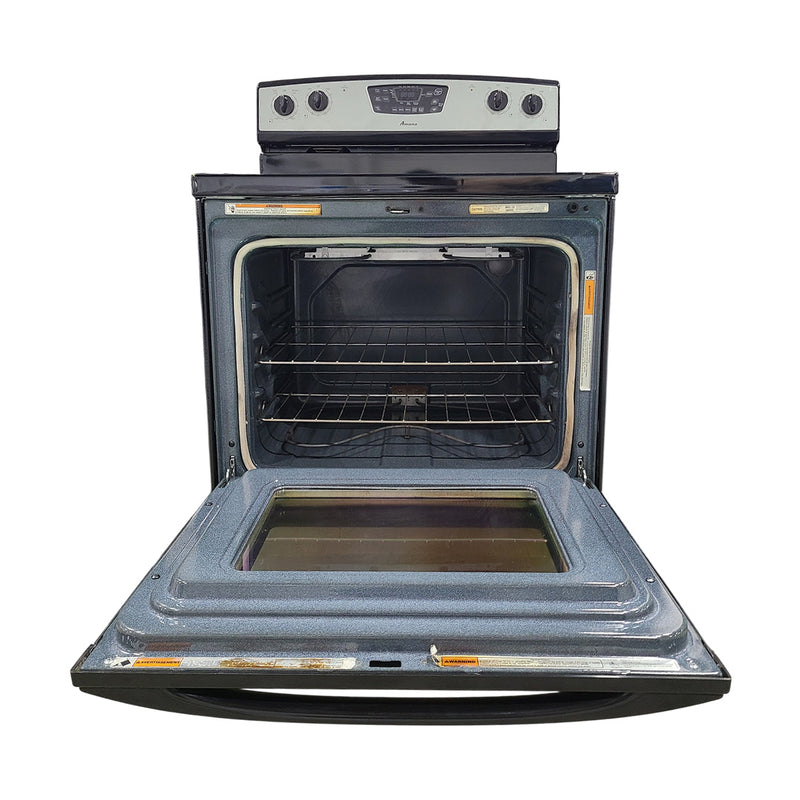 Used Amana Electric Stove Model No. AER5844VCS 0