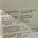 Used Frigidaire Refrigerator Model No. FRT15HB3JZ3 S/N: BA95214368