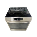 Open Box Frigidaire Electric Stove Model No. GCFI306CBFA S/N: VF34408916