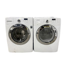 Used Samsung Washer and Dryer Set Model No. WF364BVBGWR-A2 - DV365ETBGWR-AC