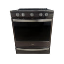 Used Whirlpool Electric Slide-In Stove with Air Fry  Model No. YWEE750H0HV0 S/N: R83810873