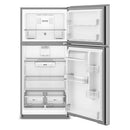 Open Box Whirlpool Fridge & Freezer Top Freezer Model No. WRTX5419SZ L-0336