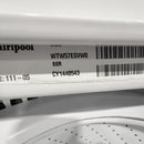 Used Whirlpool Top Load Washer Model No. WTW57ESVW0 S/N: CY1440543