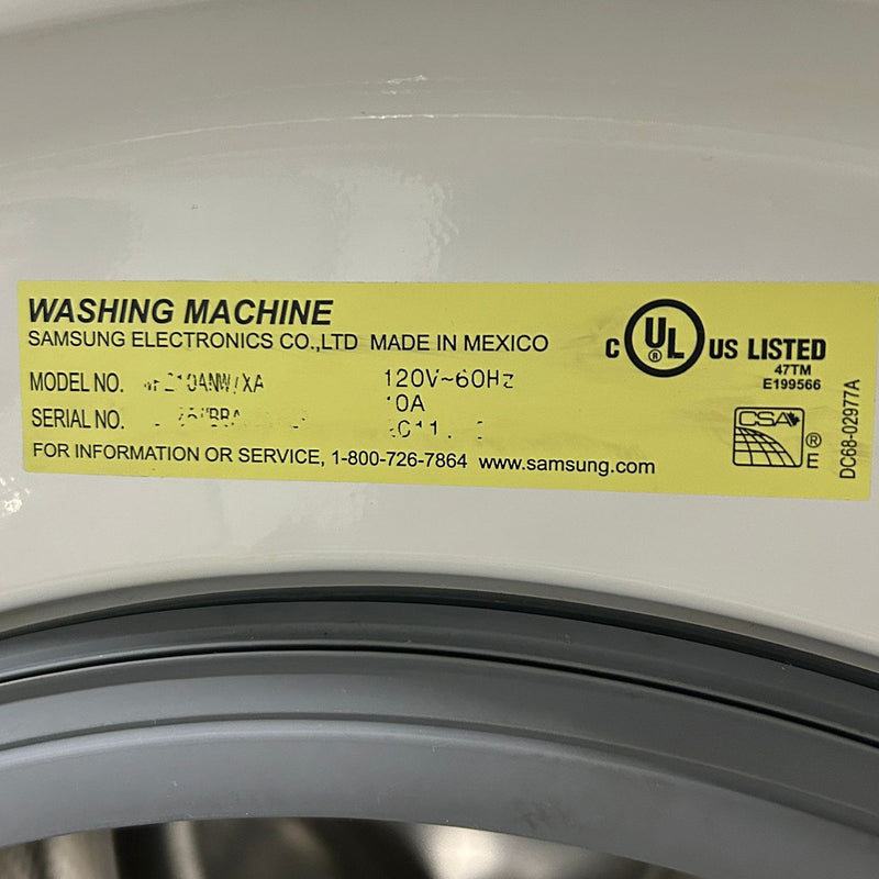 Samsung Washer Model No. WF210ANW/XAC