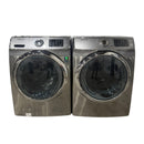 Used Samsung Washer and Dryer Set Model No. DV42H5600EP/AC - WF42H5600AP/A2