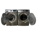 Used Samsung Washer and Dryer Set Model No. DV42H5600EP/AC - WF42H5600AP/A2