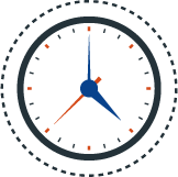 A simple clock icon